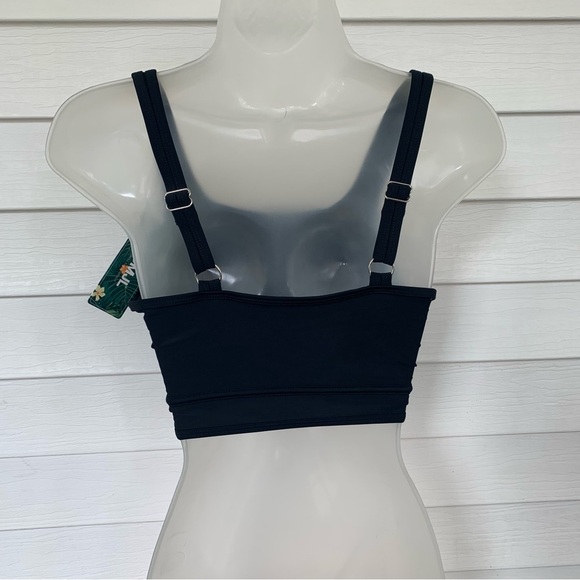 BMJL Chic Black bikini top with adjustable straps size Largw NWT - Picture 3 of 4